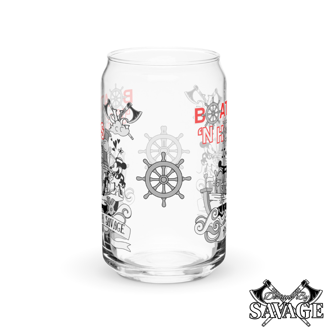 Steamboat Willie Savage Edition Can-shaped Glass | Designs By Savage