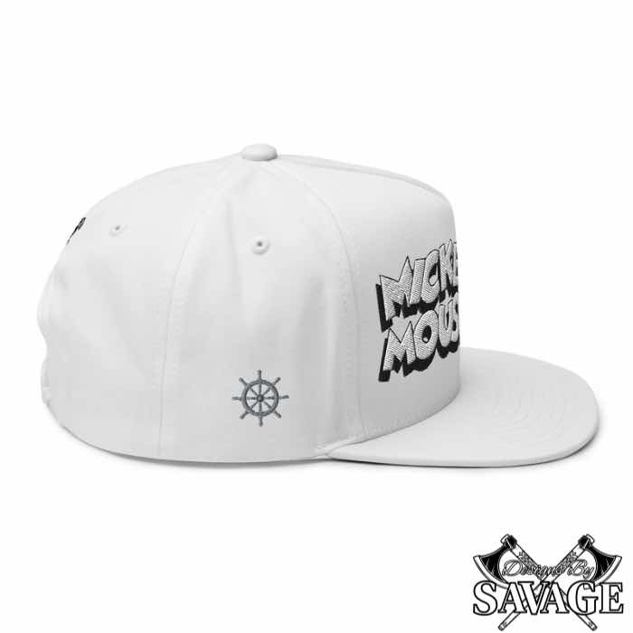 Steamboat Willie's Mickey Mouse Flat Bill Hat | Designs By Savage