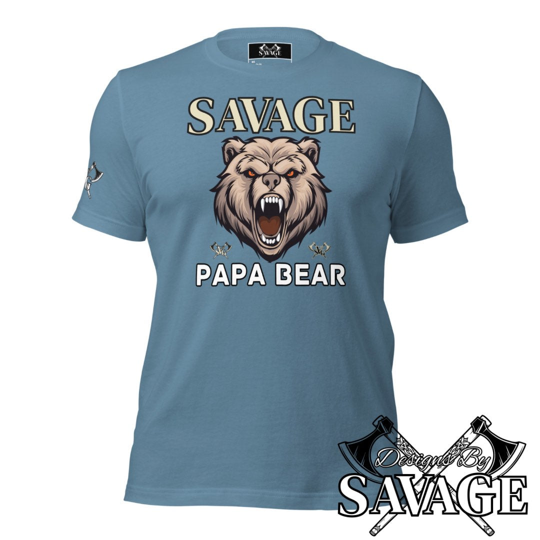 Savage Papa Bear Tee  | Designs By Savage