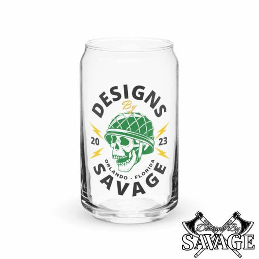 Can Shaped Glass (16oz) | Designs By Savage