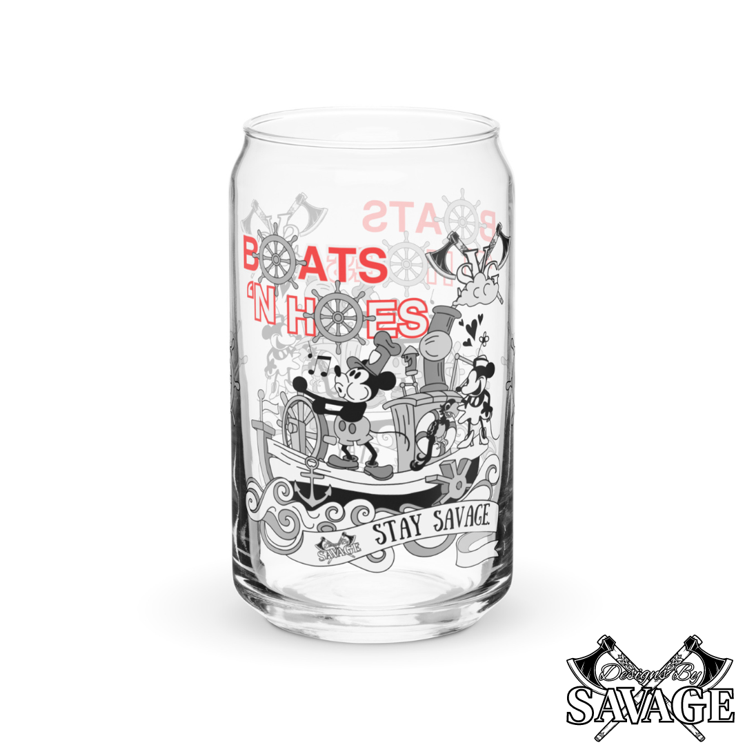 Steamboat Willie Savage Edition Can-shaped Glass | Designs By Savage