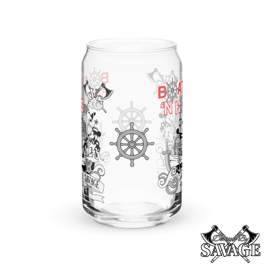 Steamboat Willie Savage Edition Can-shaped Glass | Designs By Savage