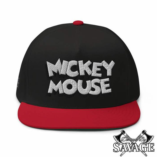 Steamboat Willie's Mickey Mouse Flat Bill Hat | Designs By Savage