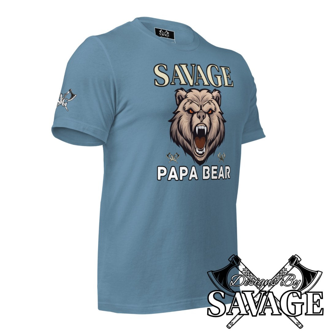 Savage Papa Bear Tee  | Designs By Savage