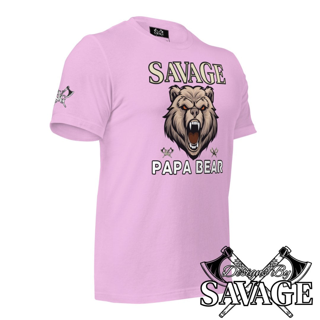 Savage Papa Bear Tee  | Designs By Savage