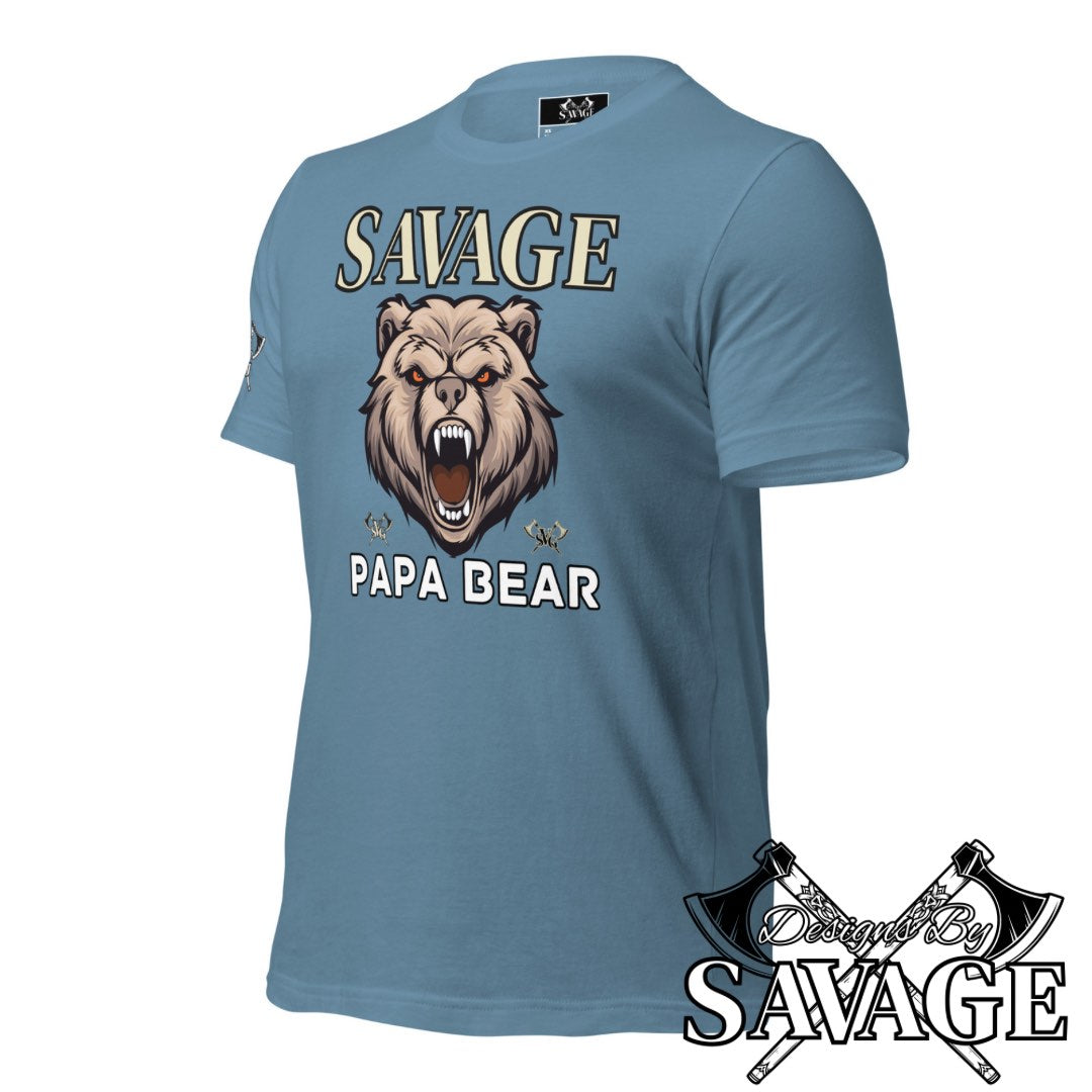 Savage Papa Bear Tee  | Designs By Savage