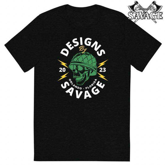 Designs By Savage Skull Graphic Tee Men's Collection - Rugged Individualism & Style | Designs By Savage