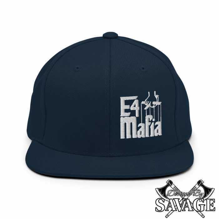 E4 Mafia Snapback Hat | Designs By Savage Hats & Beanies Collection - Headgear with Swagger | Designs By Savage