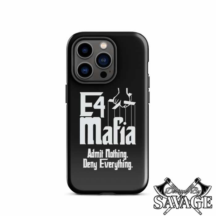 E4 Mafia Tough Case for iPhone® | Designs By Savage Accessories Collection - Gear Up with Grit & Wit | Designs By Savage