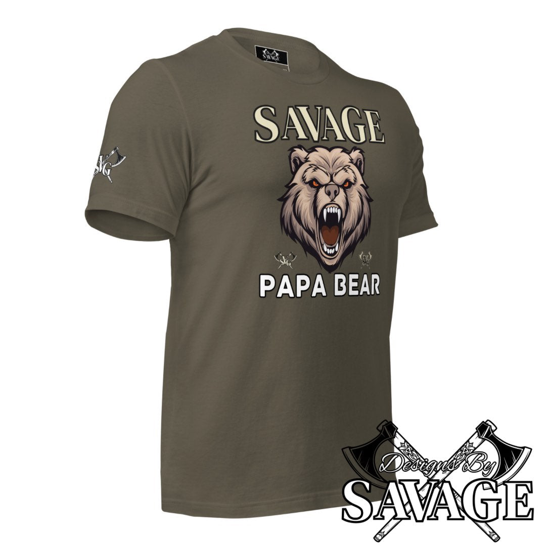 Savage Papa Bear Tee  | Designs By Savage