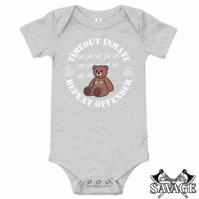 Repeat Offender Infant Onesie | Designs By Savage Kid’s Clothing