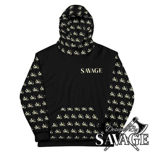 SVG Logo Hoodie | Designs By Savage Men's Collection - Rugged Individualism & Style | Designs By Savage