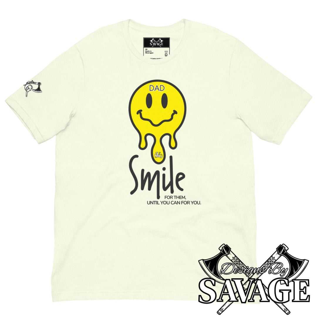 Smile For Them Tee - Until You Can, For You Men's Collection - Rugged Individualism & Style | Designs By Savage