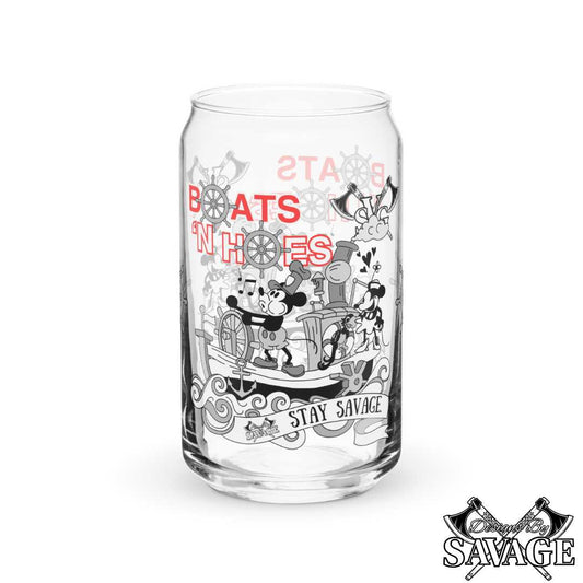 Steamboat Willie Savage Edition Can-shaped Glass | Designs By Savage Barware