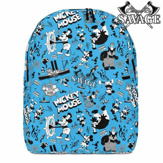 Steamboat Willie's Mickey Mouse Backpack | Designs By Savage Bags | Designs By Savage