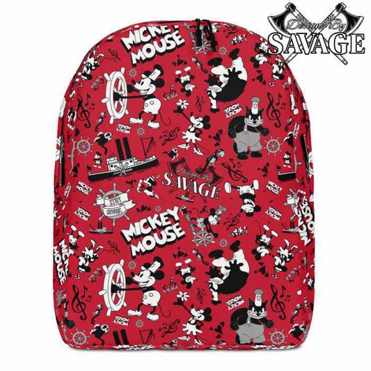 Steamboat Willie's Mickey Mouse Backpack | Designs By Savage Bags | Designs By Savage