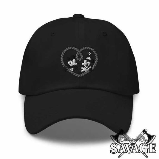 Steamboat Willie's Mickey Mouse Dad Hat | Designs By Savage Hats & Beanies Collection - Headgear with Swagger | Designs By Savage