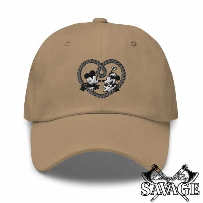 Steamboat Willie's Mickey Mouse Dad Hat | Designs By Savage Hats & Beanies Collection - Headgear with Swagger | Designs By Savage