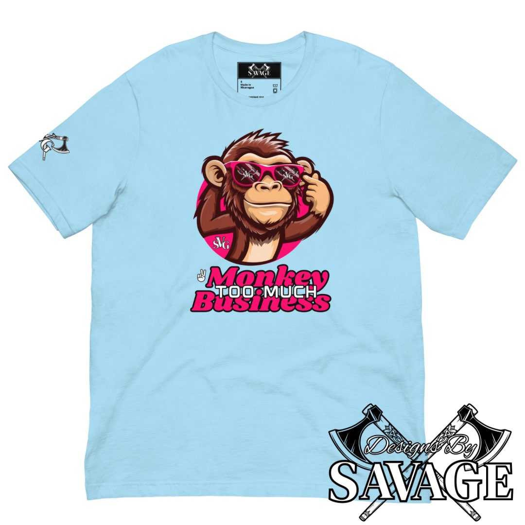 Too Much Monkey Business Tee - "I’m Out" | Designs By Savage Men's Collection - Rugged Individualism & Style | Designs By Savage