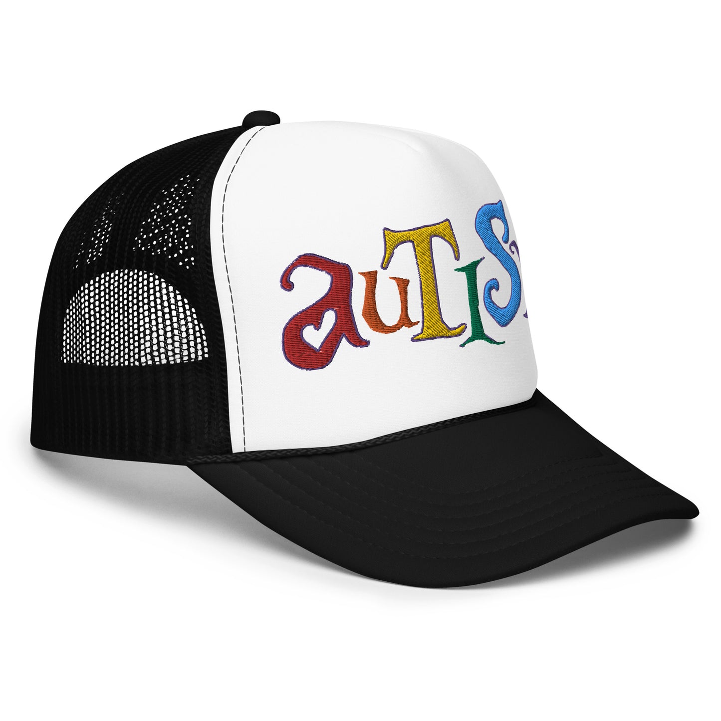 "Wonderland Insights" Autism Awareness Foam Trucker Hat