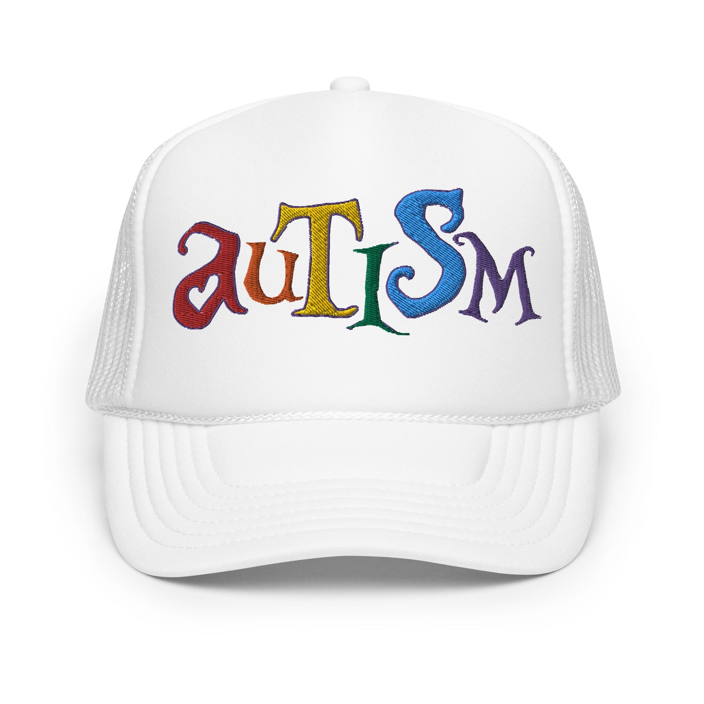 "Wonderland Insights" Autism Awareness Foam Trucker Hat