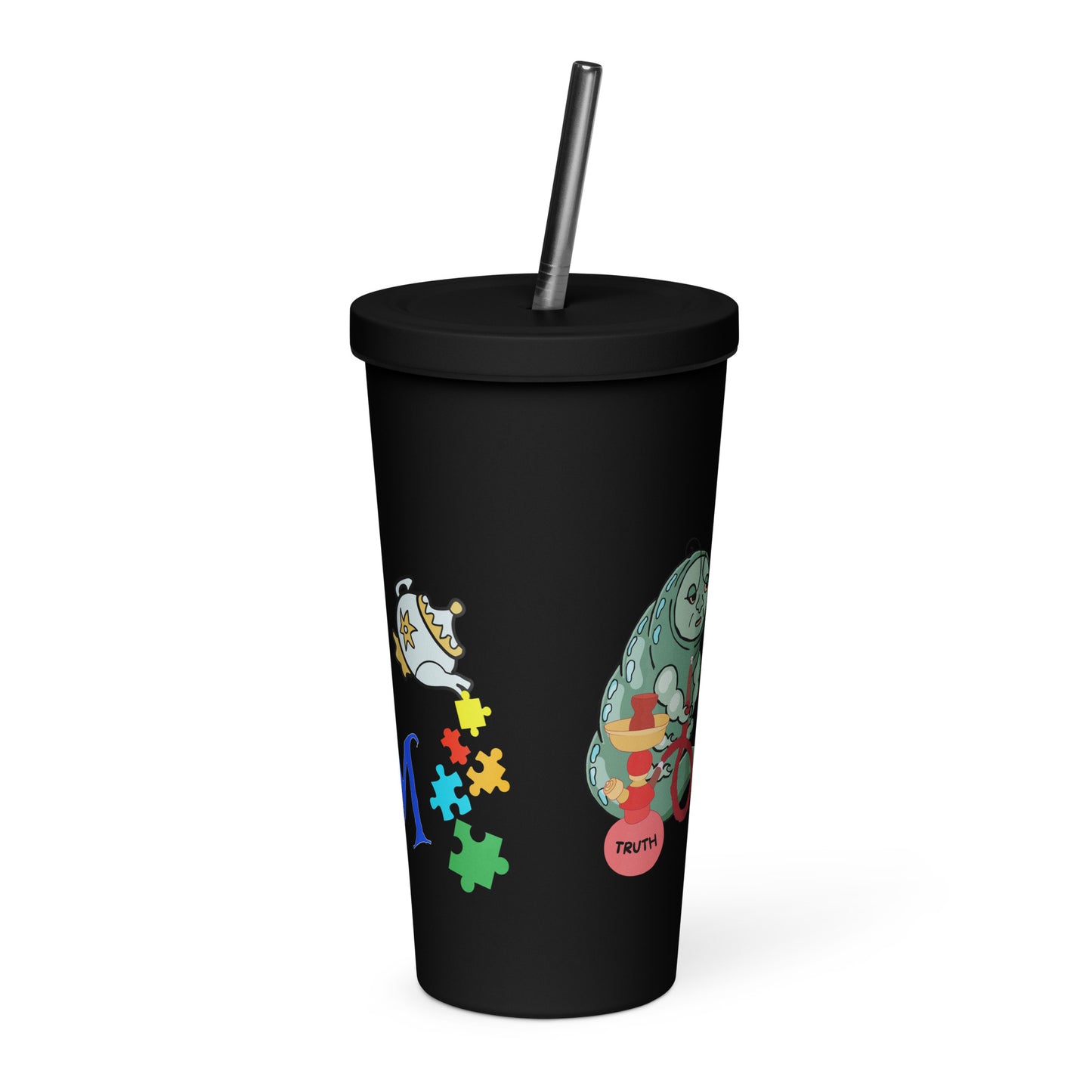 "Wonderland Awakening" Autism Awareness 20oz Insulated Tumbler