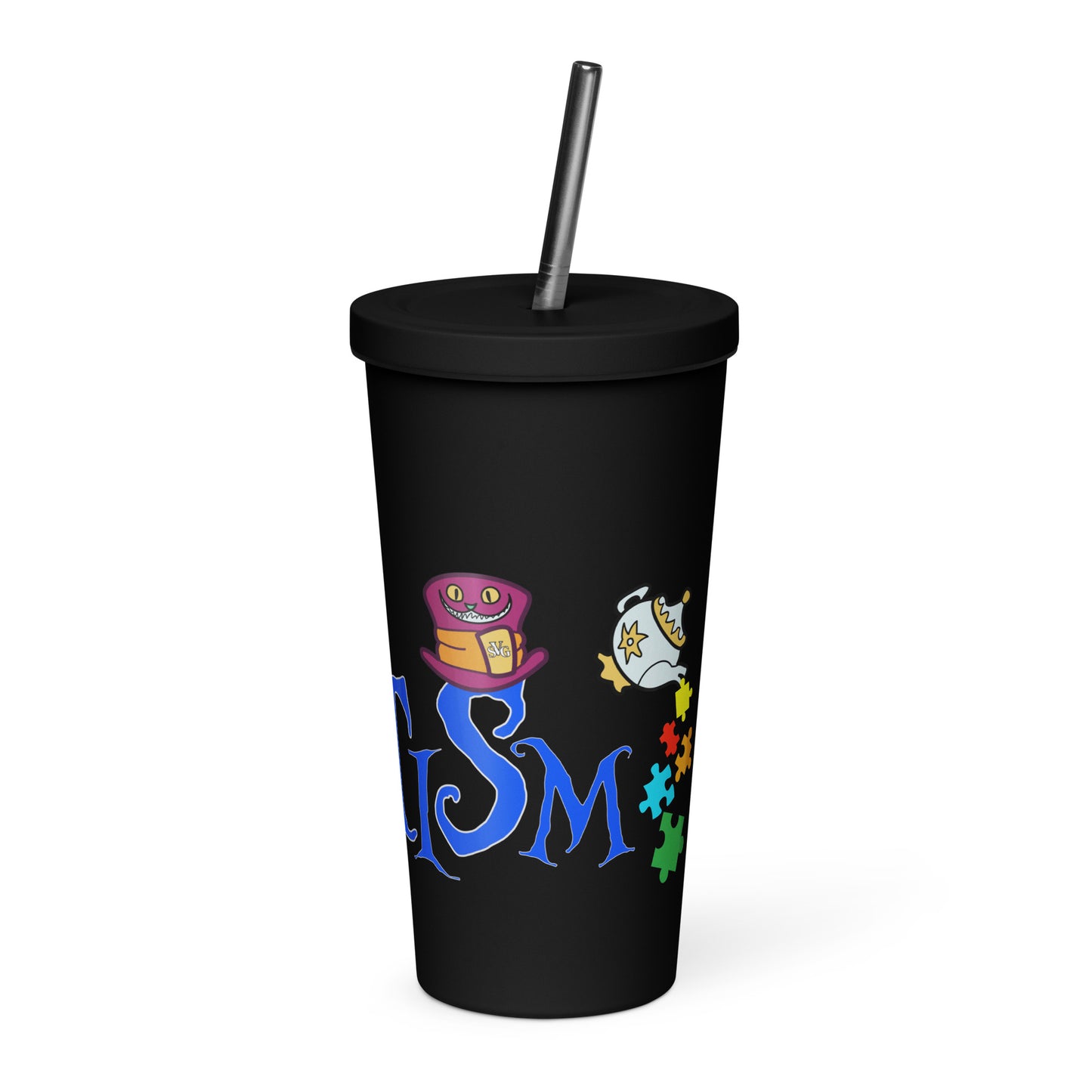 "Wonderland Awakening" Autism Awareness 20oz Insulated Tumbler