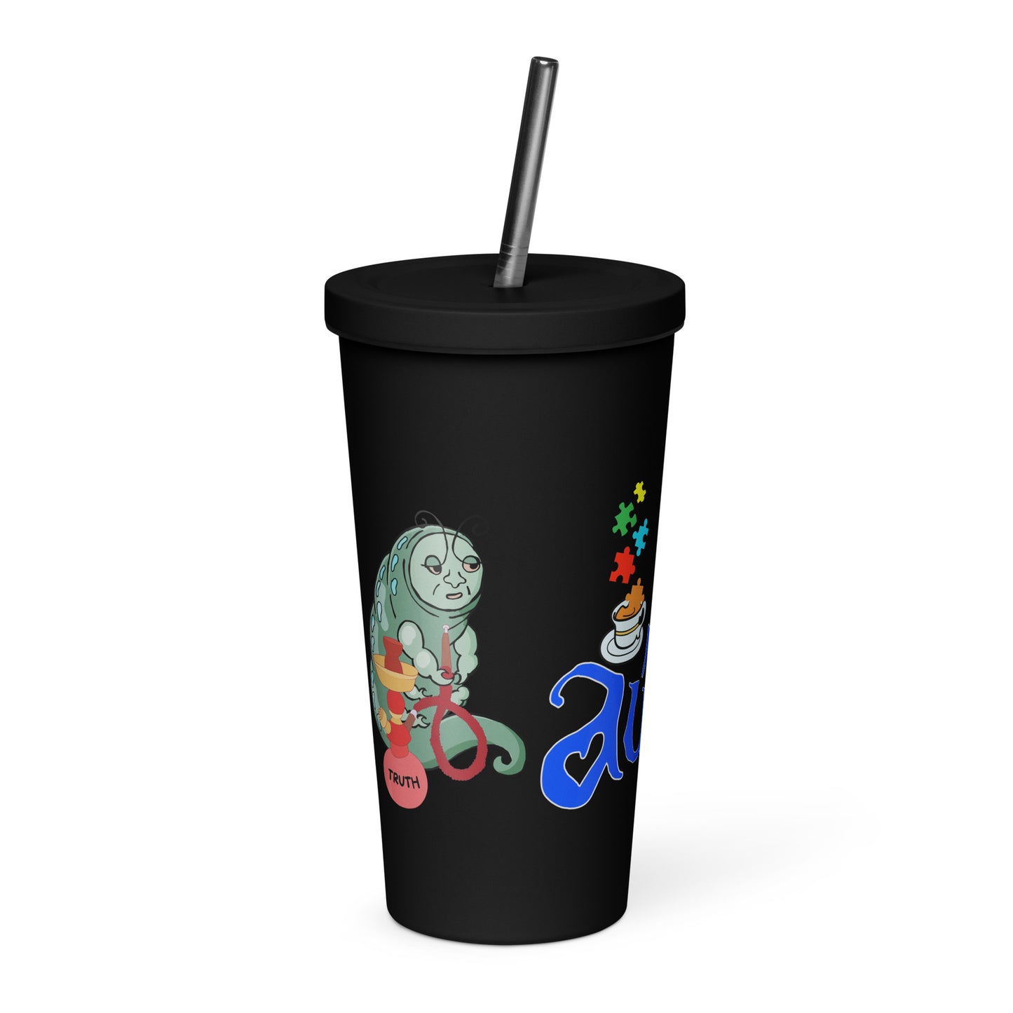 "Wonderland Awakening" Autism Awareness 20oz Insulated Tumbler