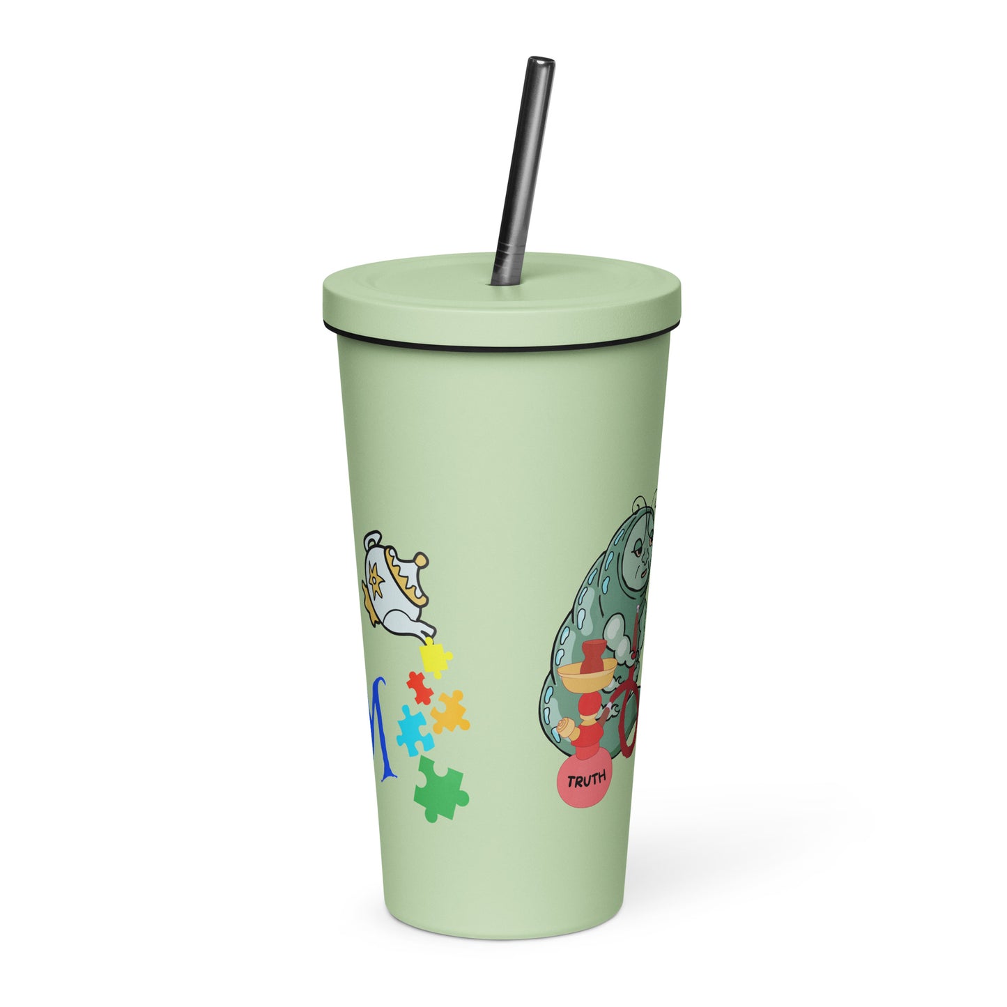 "Wonderland Awakening" Autism Awareness 20oz Insulated Tumbler