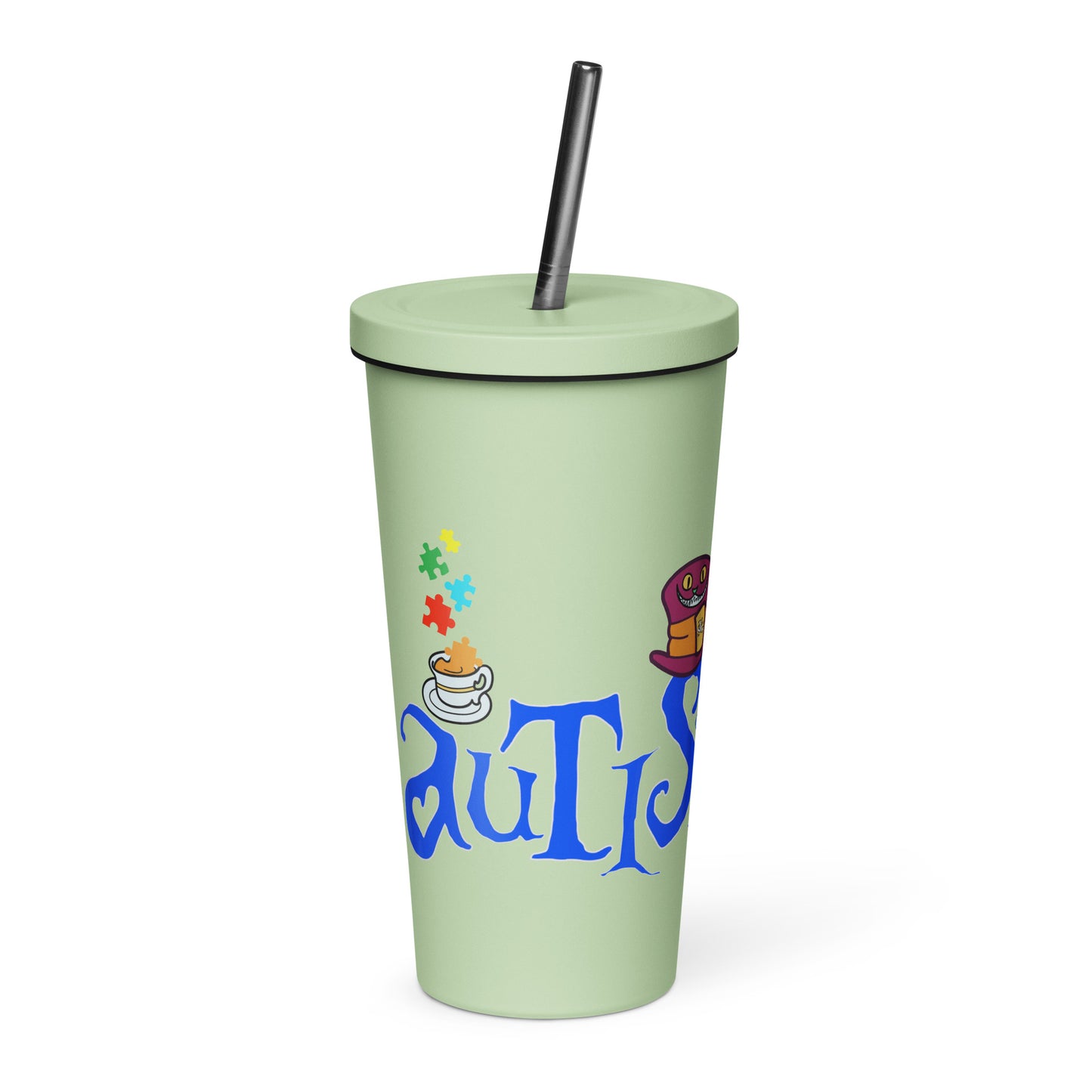 "Wonderland Awakening" Autism Awareness 20oz Insulated Tumbler