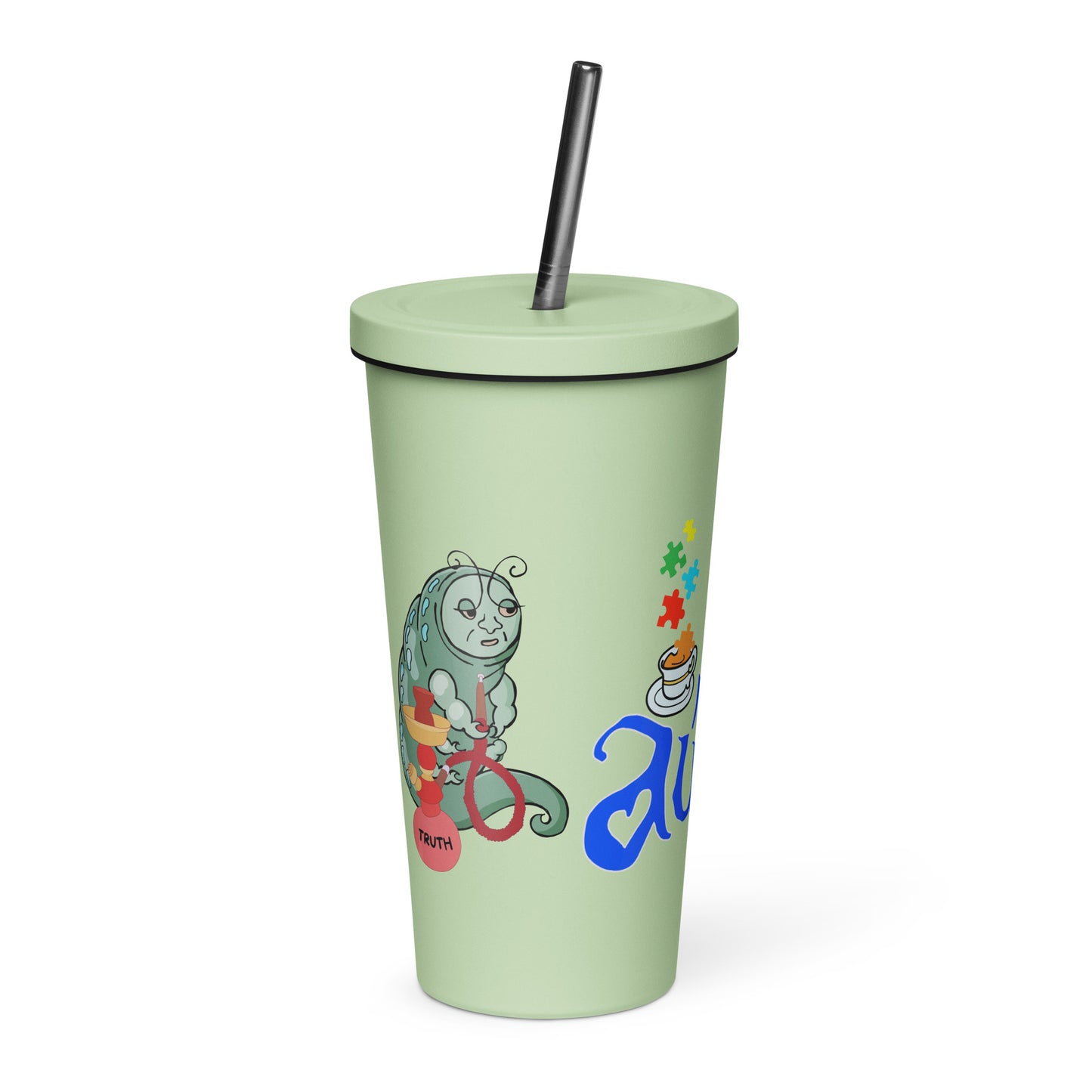 "Wonderland Awakening" Autism Awareness 20oz Insulated Tumbler