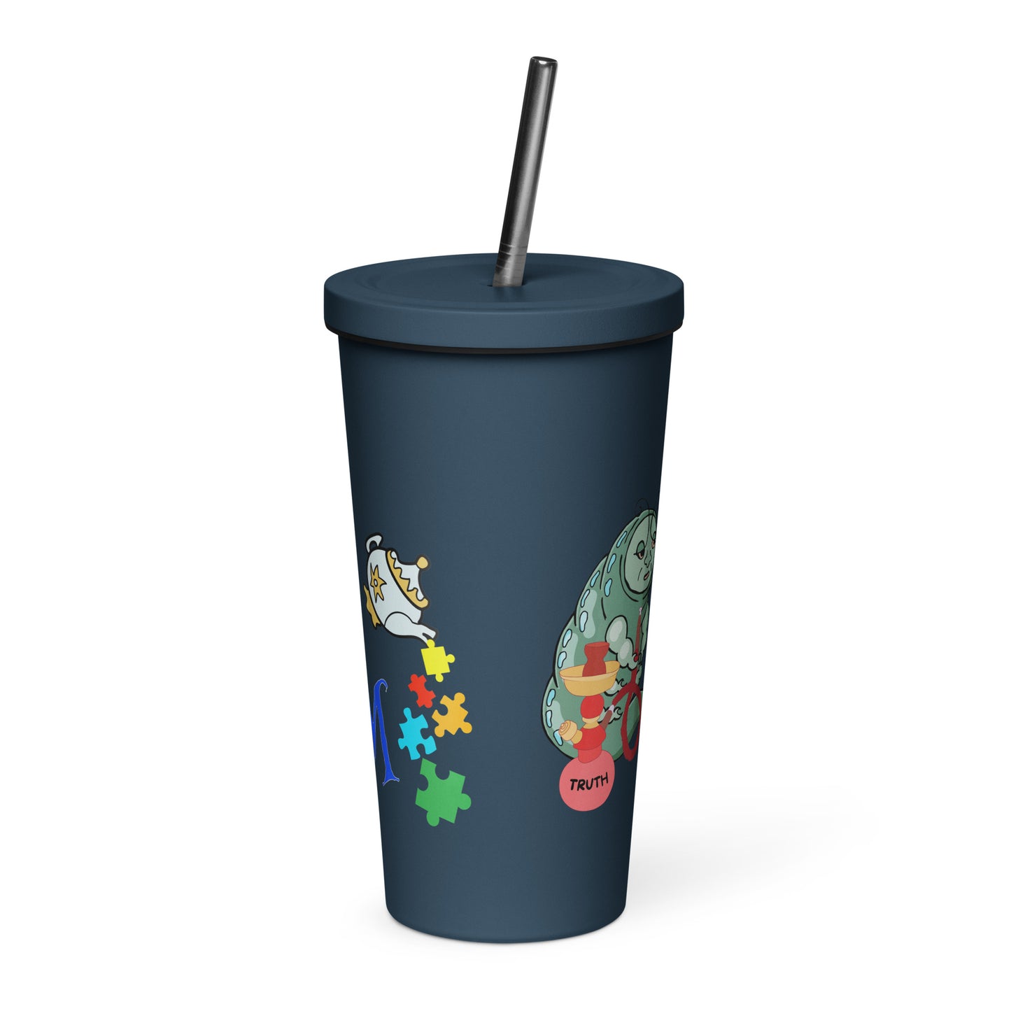 "Wonderland Awakening" Autism Awareness 20oz Insulated Tumbler