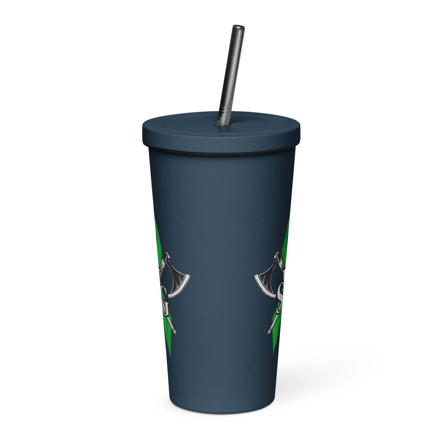 "SVG Mental Health Advocate" Insulated Tumbler with Straw