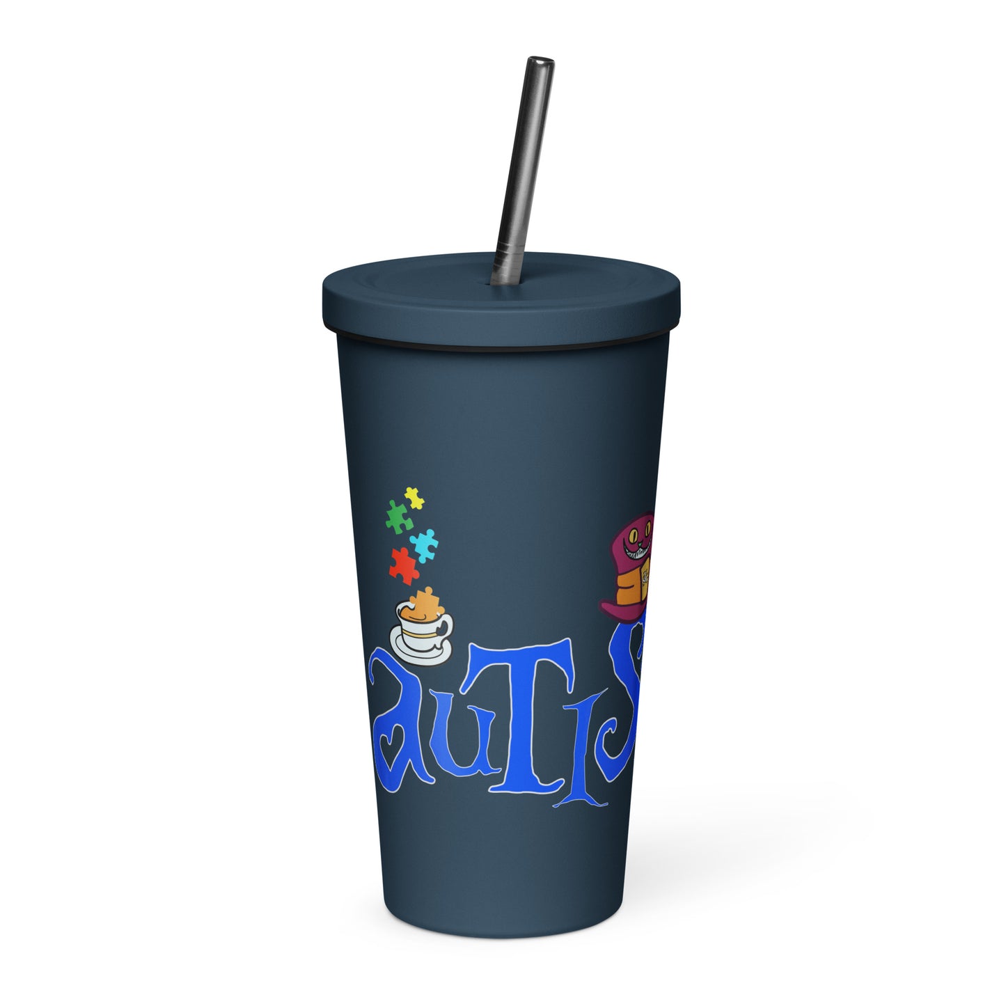 "Wonderland Awakening" Autism Awareness 20oz Insulated Tumbler