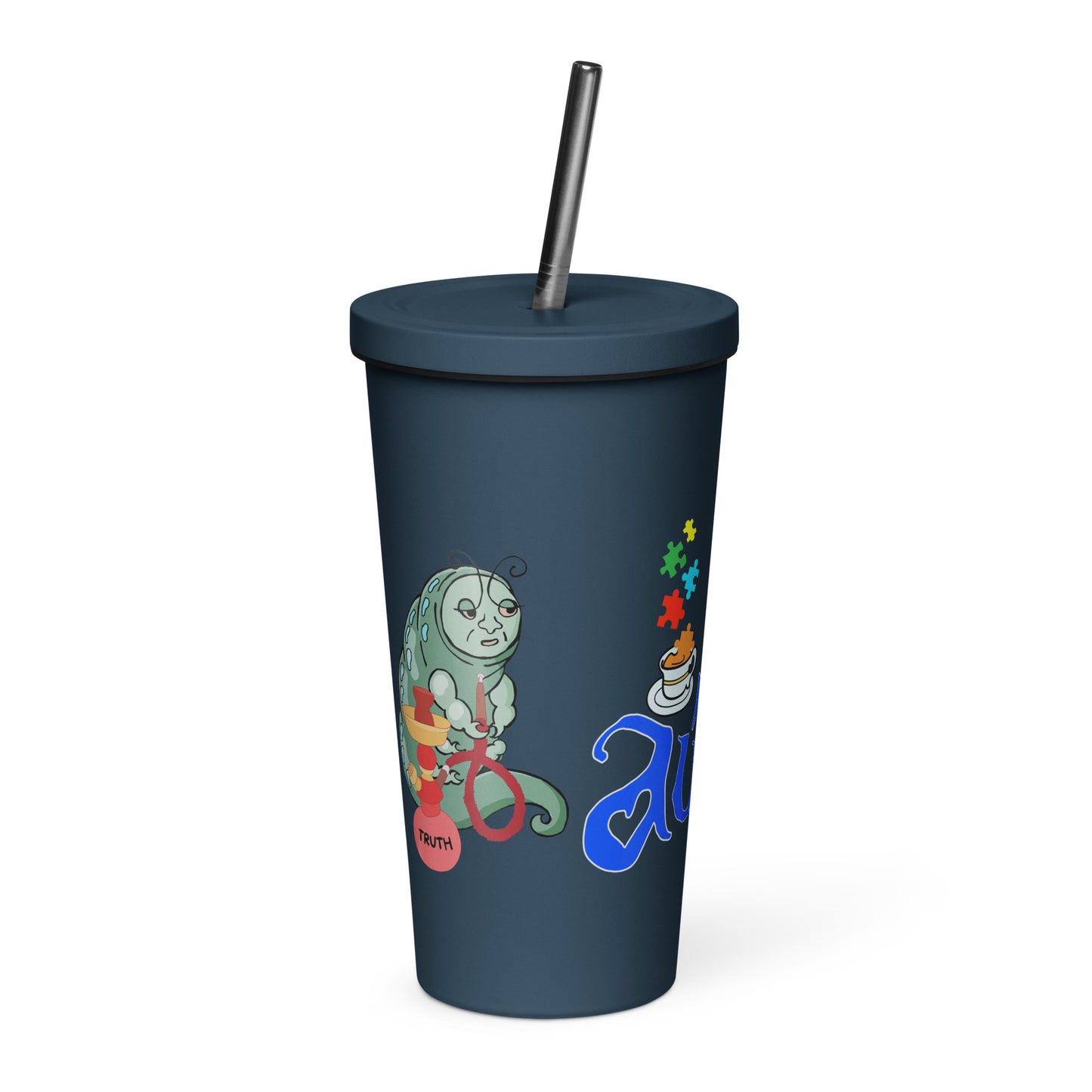 "Wonderland Awakening" Autism Awareness 20oz Insulated Tumbler