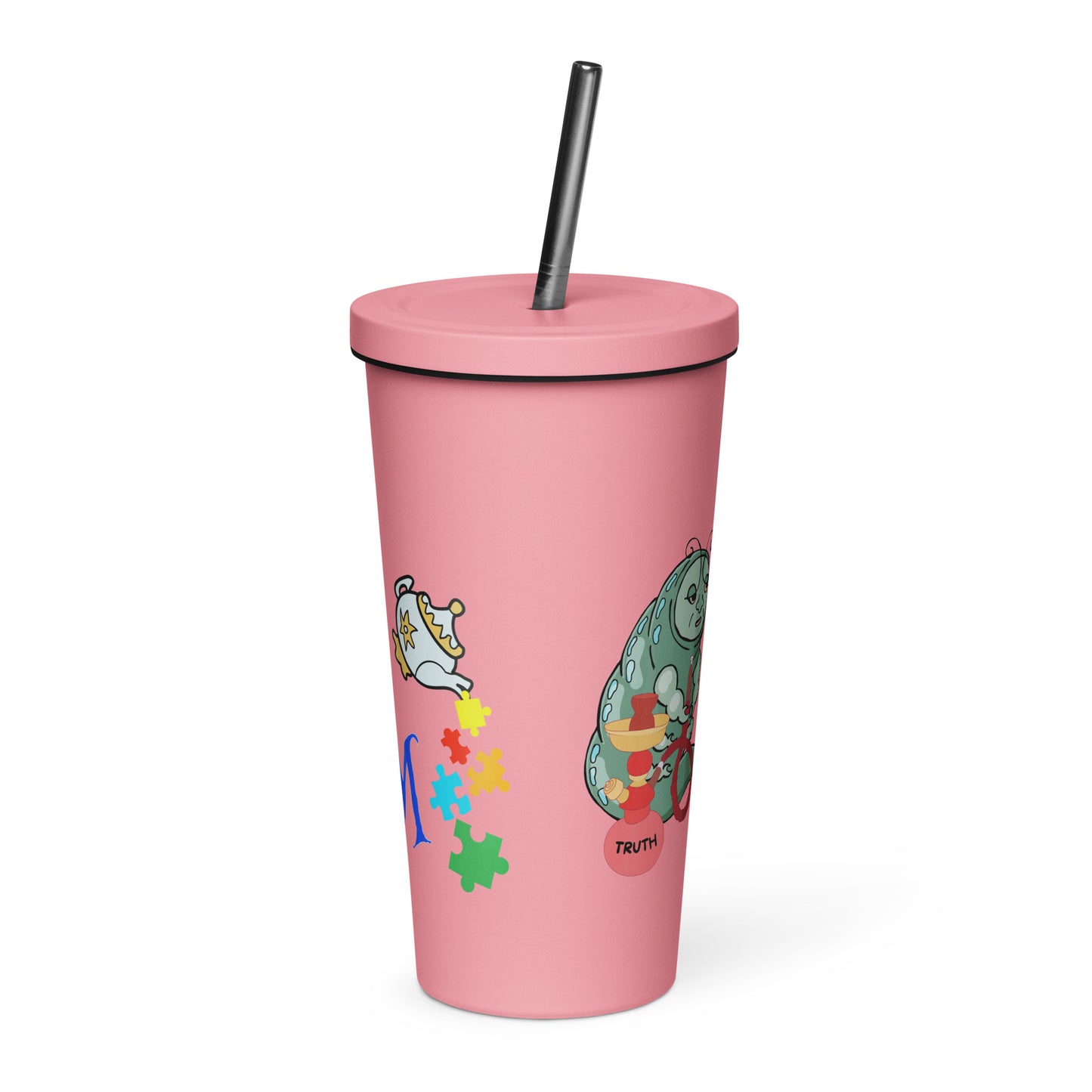 "Wonderland Awakening" Autism Awareness 20oz Insulated Tumbler