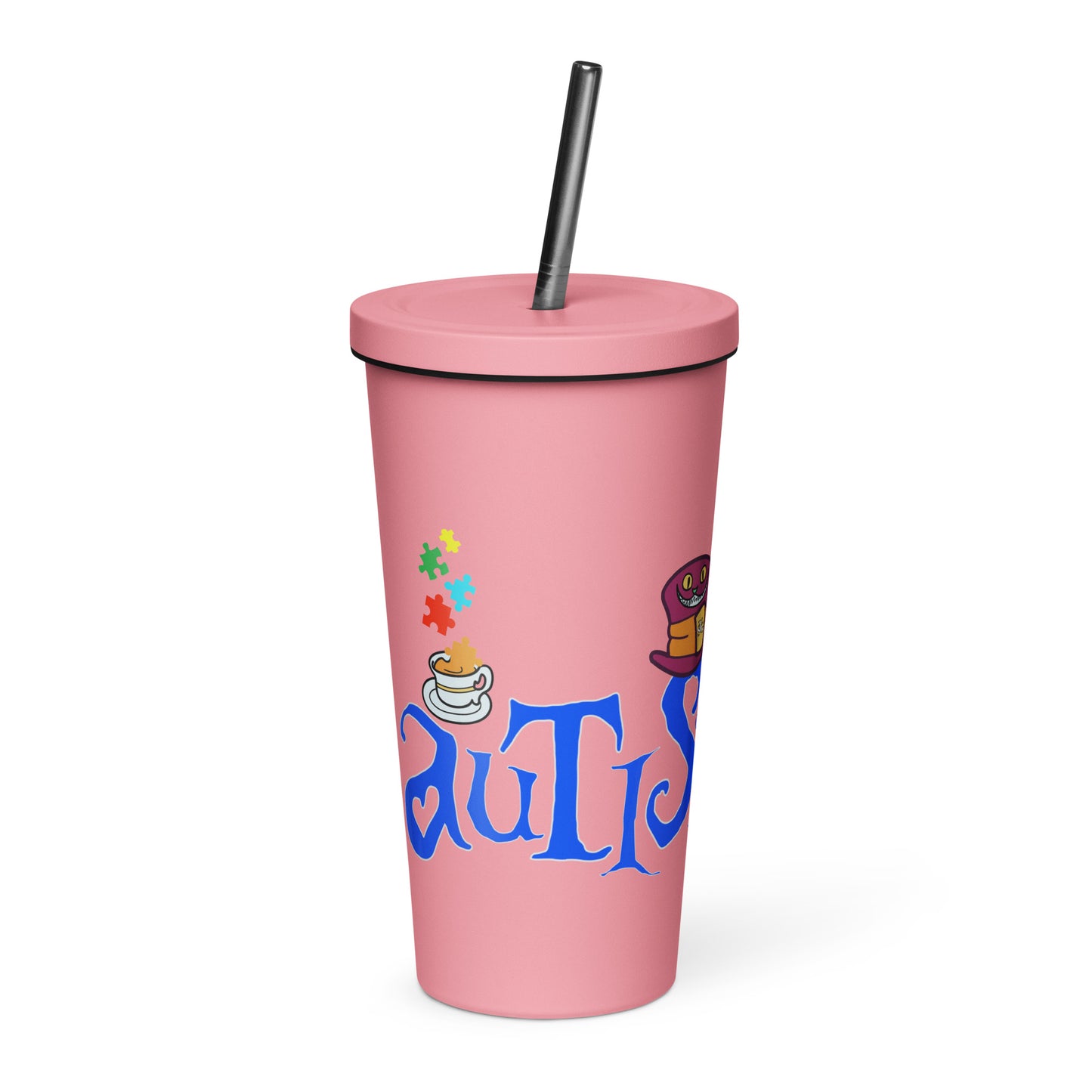 "Wonderland Awakening" Autism Awareness 20oz Insulated Tumbler