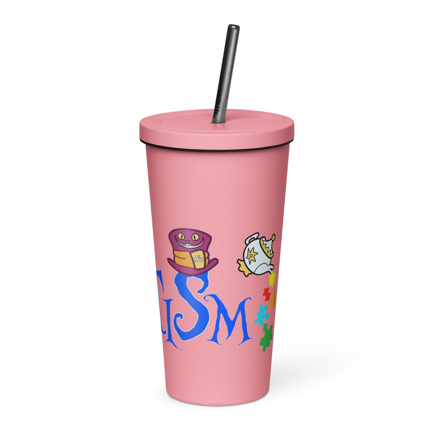 "Wonderland Awakening" Autism Awareness 20oz Insulated Tumbler