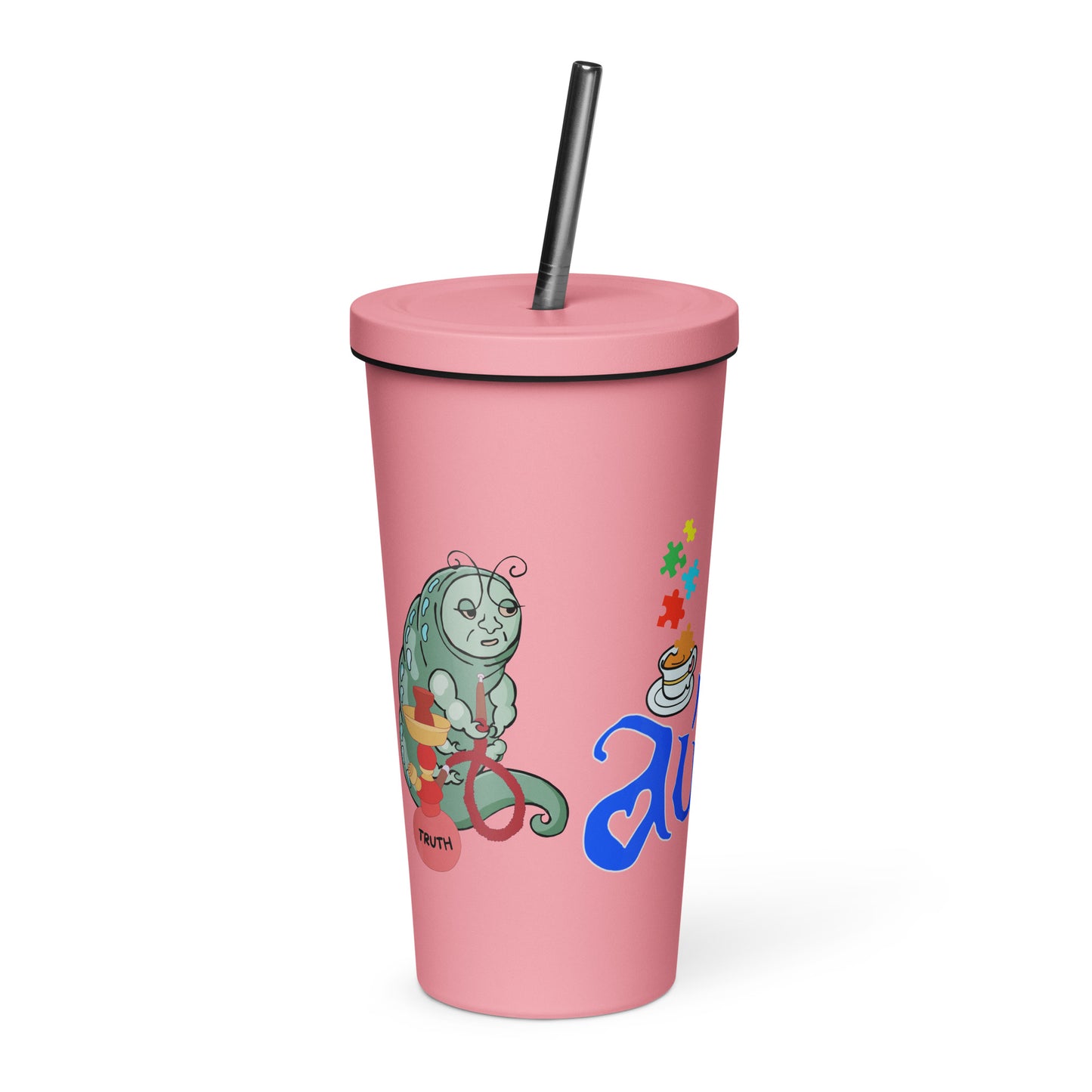 "Wonderland Awakening" Autism Awareness 20oz Insulated Tumbler