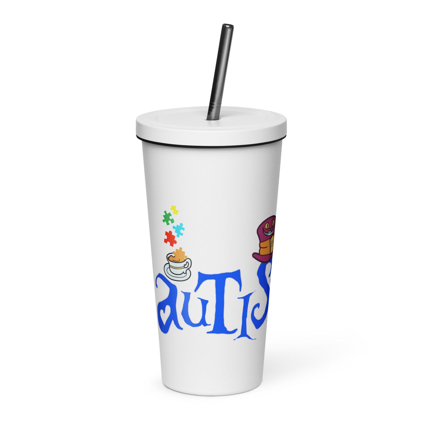 "Wonderland Awakening" Autism Awareness 20oz Insulated Tumbler