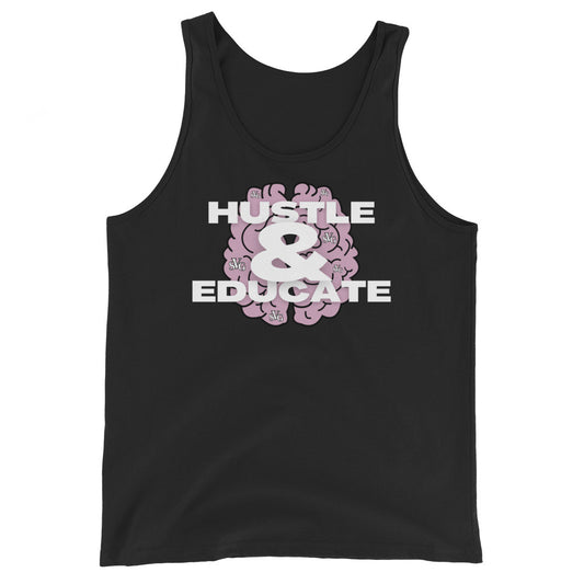 Hustle & Educate Men's Tank Top – Lead, Teach, Inspire