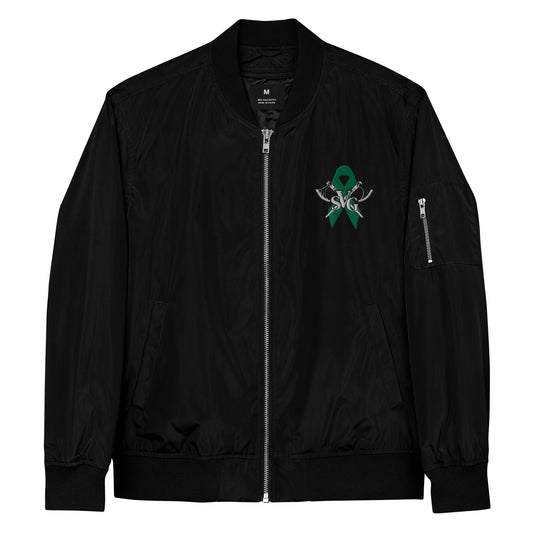 "SVG Mental Health Advocate" Premium Bomber Jacket