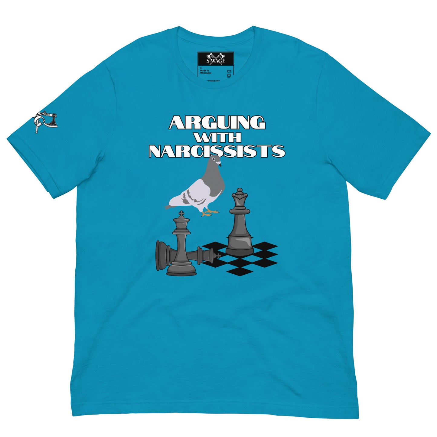 "Chess with a Pigeon" Tee: Arguing with Narcissists