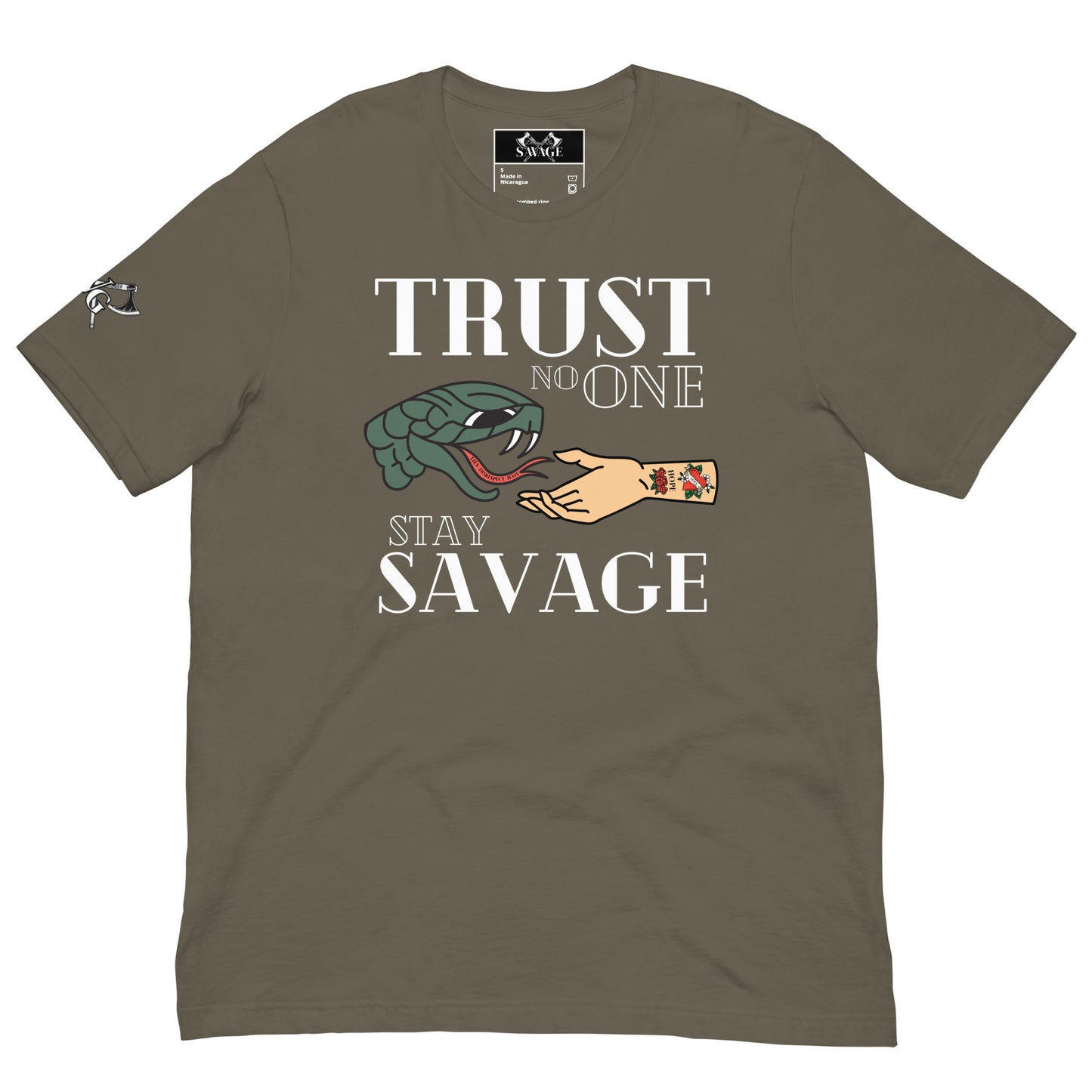 Trust No One Stay Savage T-Shirt for Divorced Dads