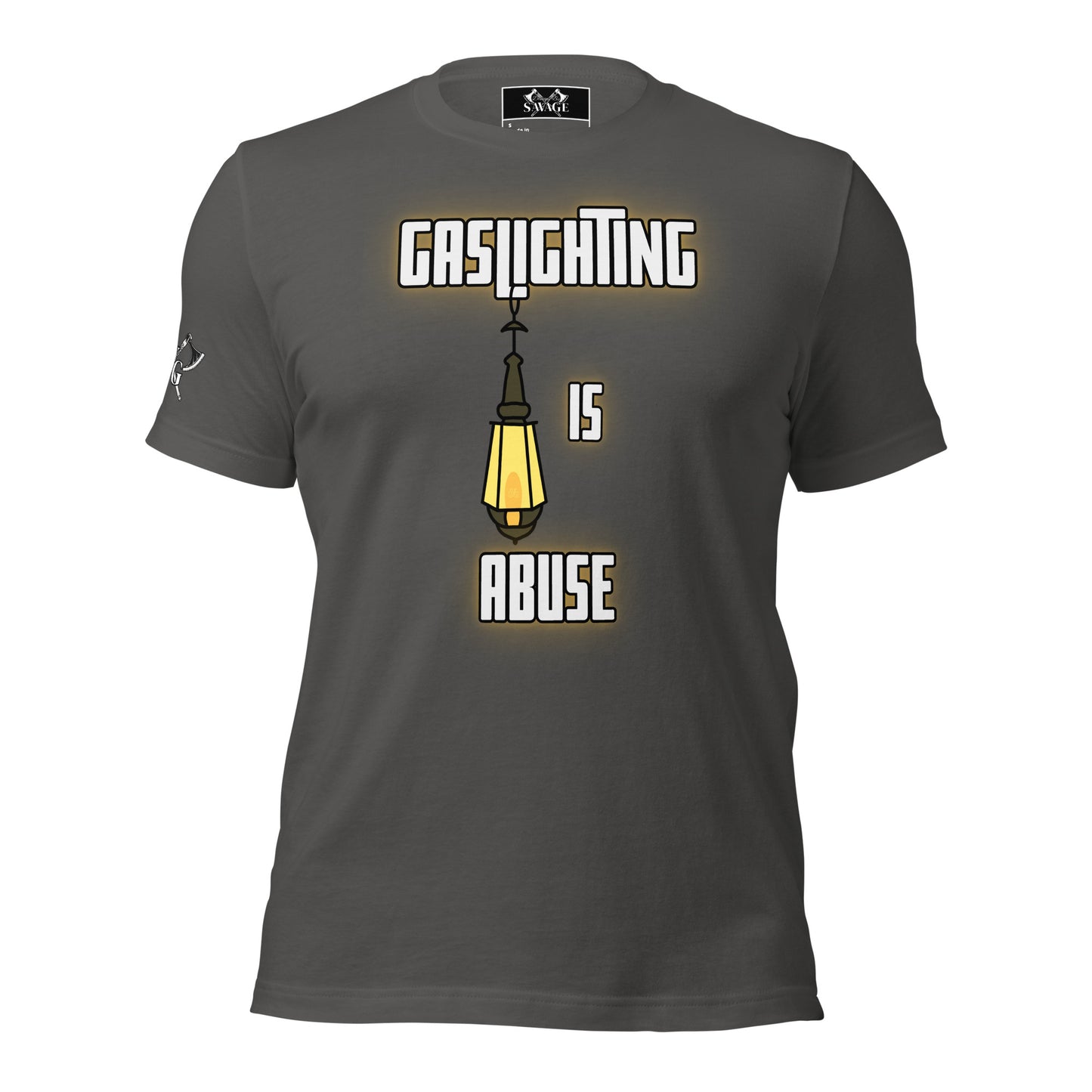 Gaslighting is Abuse Awareness Tee - Glow Edition