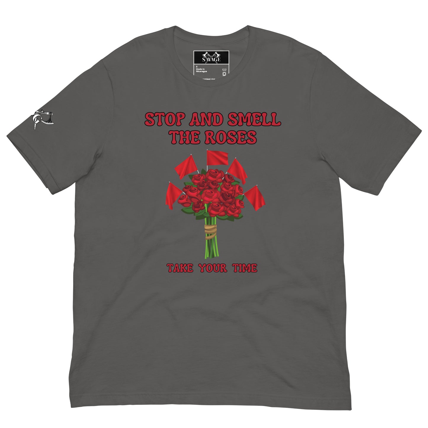 Red Flag Bouquet Tee