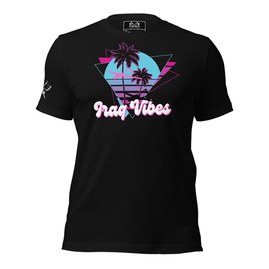 "Iraq Vibes" Retro Men's Tee with Shadow UAS Design