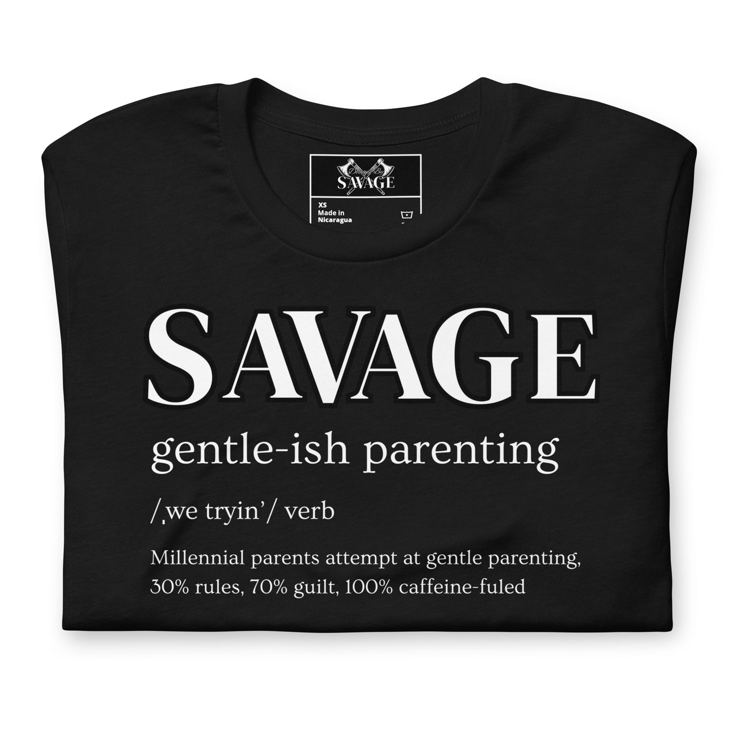 "Gentle-ish Parenting" Tee – Embrace the Balance Between Gentle and Gangster