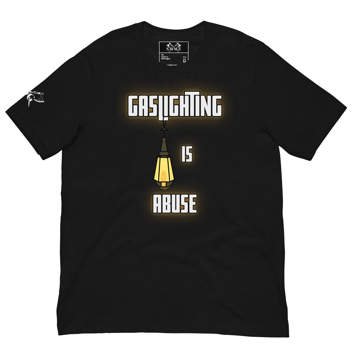 Gaslighting is Abuse Awareness Tee - Glow Edition