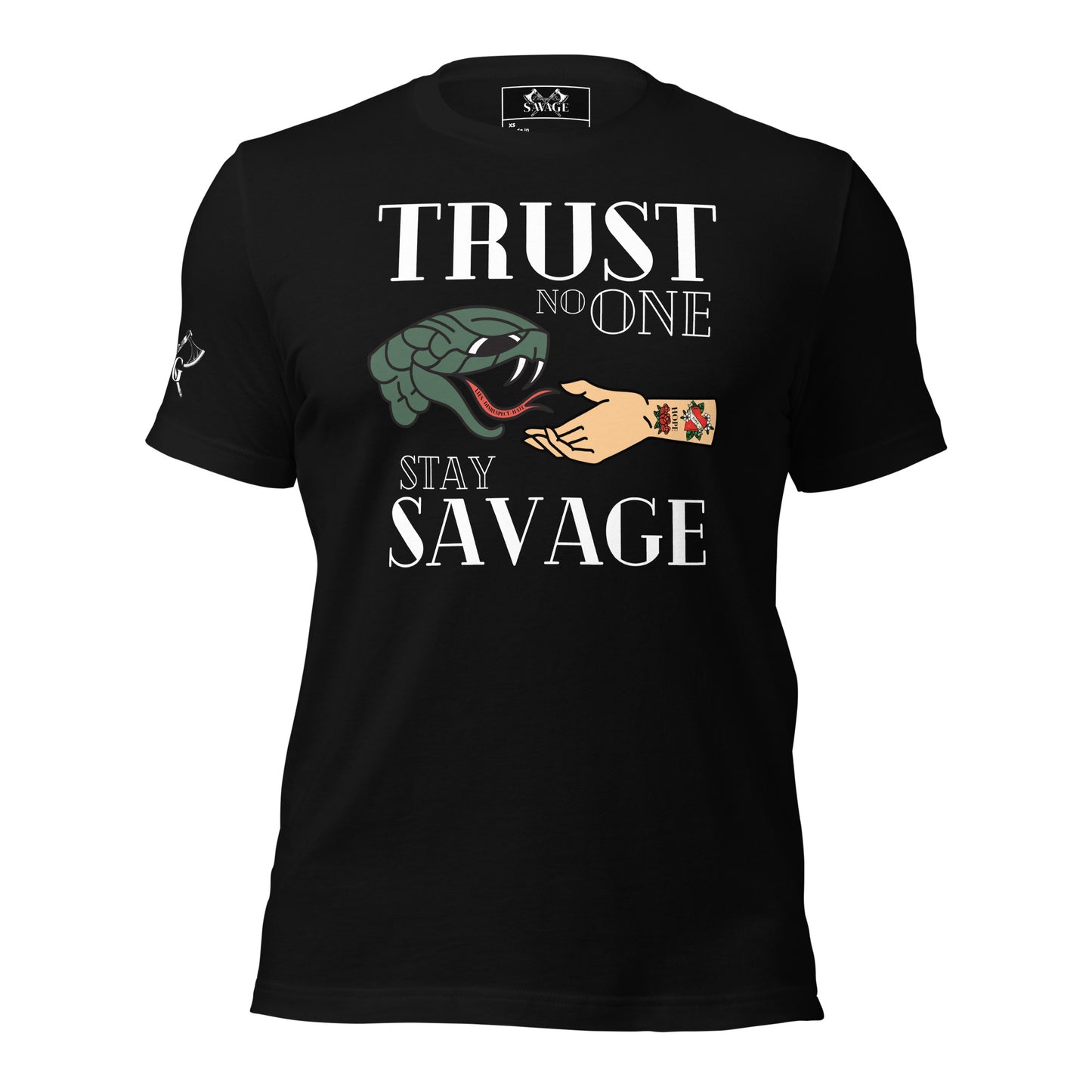 Trust No One Stay Savage T-Shirt for Divorced Dads